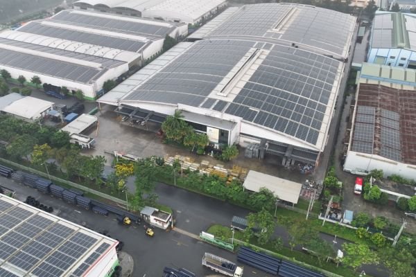 Tin Kim PVC compound manufacturing factory in Vietnam.